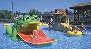 Kiddie slides at Carousel Park Water & Fun Park.