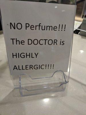 No perfume! Yes