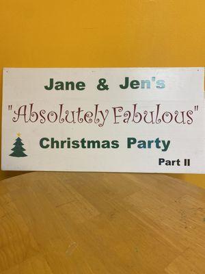 party sign