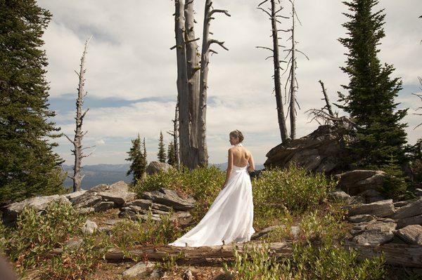 A mountaintop in Idaho