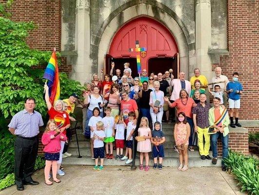 An open and affirming congregation! All are welcome