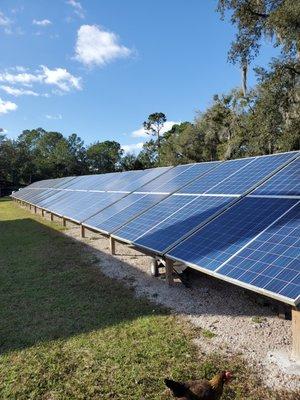 My solar panels for daily power and extended outages