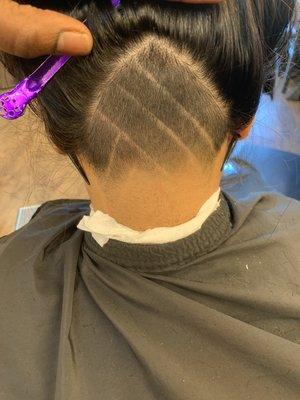 Undercut simple  design by Amber