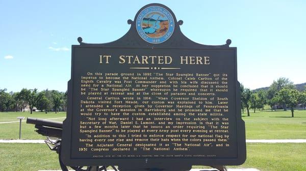 Star Spangled Banner Marker