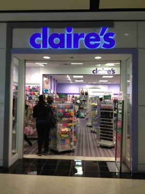 Door to Claire's in Towson Mall.