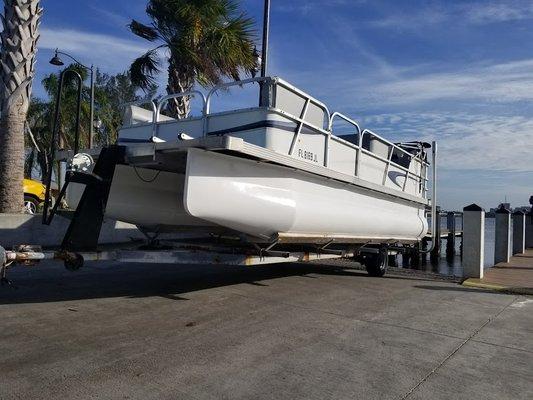 Custom Fiberglass Pontoon  Custom Pontoon fabrication  Fiberglass Pontoon Fabrication Replacement