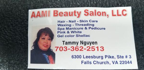 8/25/20 Tammy is the sole owner and operator of this business.