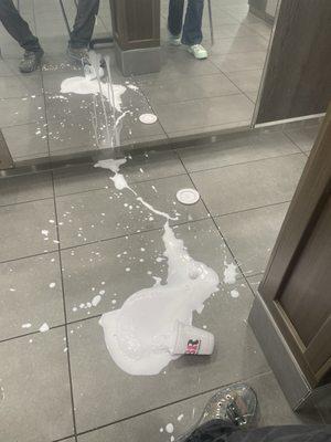 I dropped my cotton candy milkshake.  My apologies, again!!