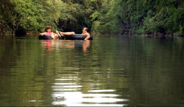 Great place to splash in the water on a hot summer day, play water fetch with the dog, or go kayaking/tubing.