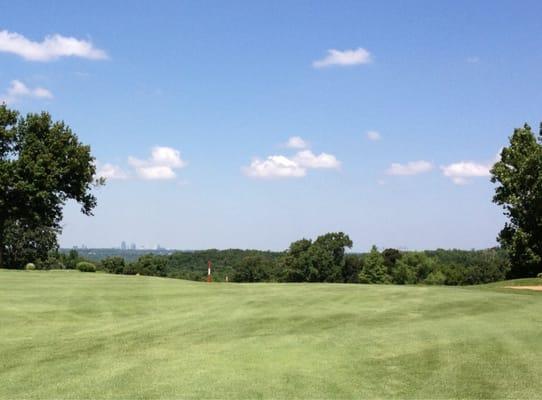 View of downtown from #17