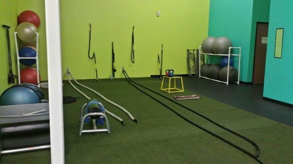 Core and stability work area.