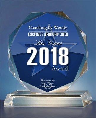 2018 Award: Best Executive & Leadership Coach Las Vegas