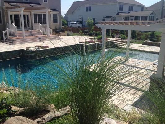 Swimming Pool with Pergola