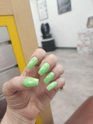 This was a first time for me I wanted simple so we went green with Chrome and I loved it