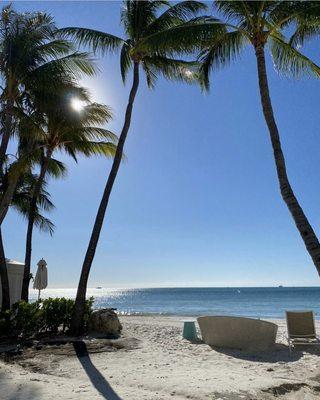 The view next to our beach cabanas.