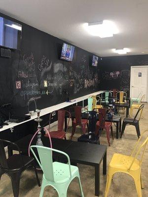 Small hookah lounge too! Play Xbox and watch tv!