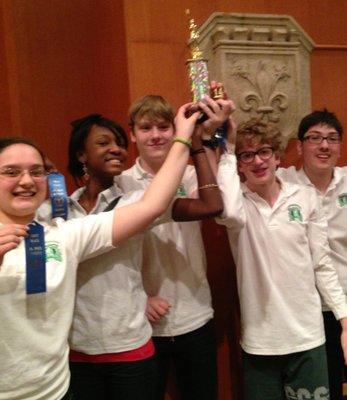 CGS Chicago region Certamen champions (a kind of Scholastic Bowl for Latin Grammar, Roman History & Culture and Greek Mythology)