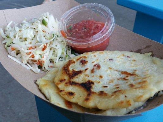 Bean and cheese pupusas