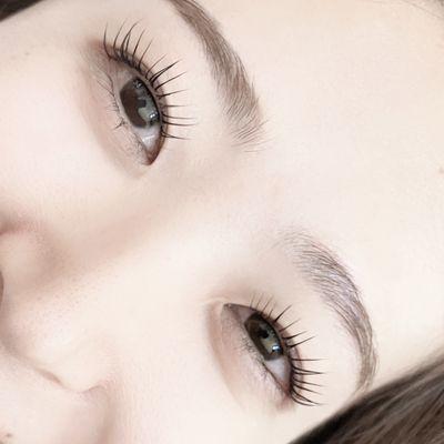 Eyelash lift perm