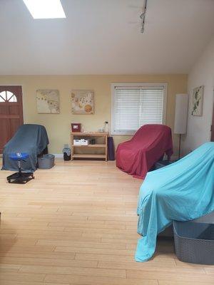 Part of our large treatment room