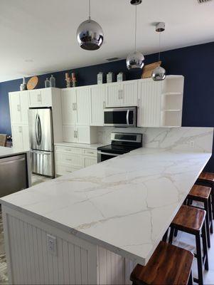 Custom kitchen with custom cabinets