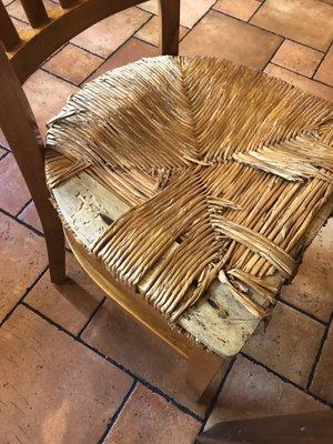 Ripped up chairs