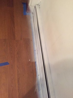 Paint overspray floor damage