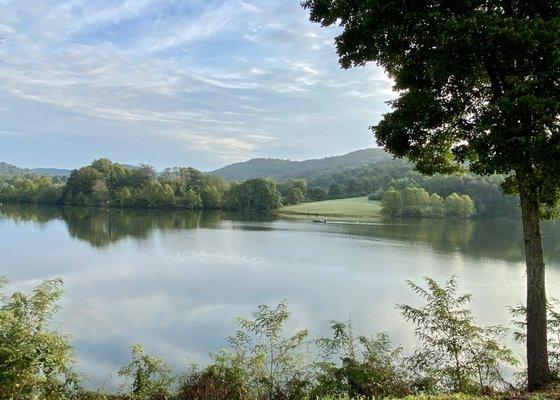 Lake and trees