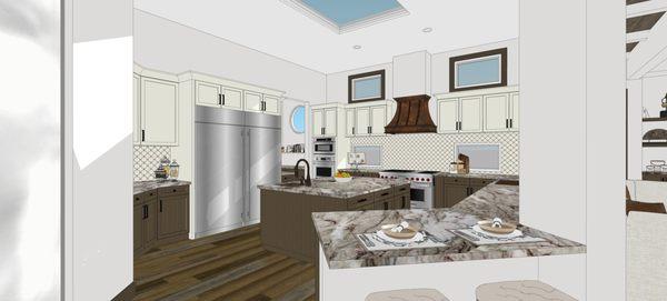 Rendering of Kitchen