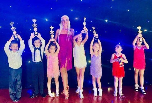 Kids ballroom competition