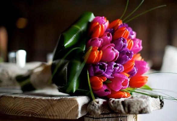 Tulip Bridal bouquet