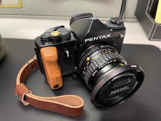 Pentax LX back from Jim at ICT. Works perfect!