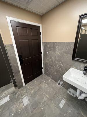 Restaurant bathroom remodel (A-Z)