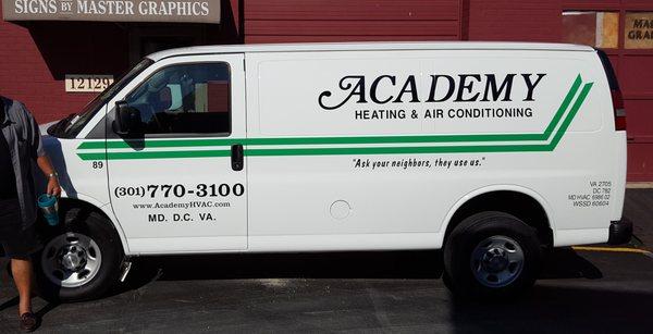 When this van pulls up to my door, I know the job will be done right!