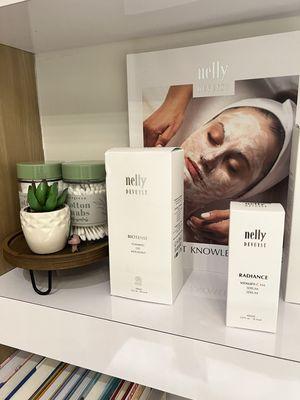 The luxurious and effective Nelly DeVuyst skincare line.  Vegan, certified organic, clean ingredients, sustainable, cruelty free.