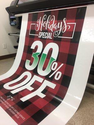 Large banner printing