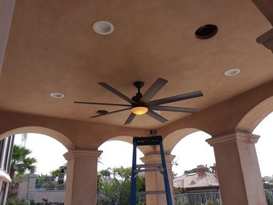 Installation of ceiling fans