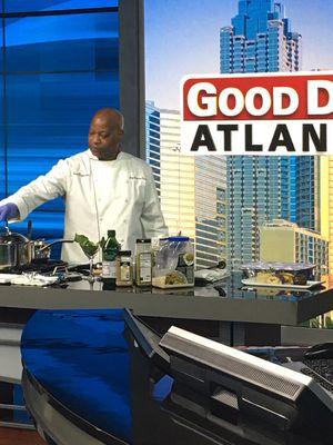 Good Day Atlanta with celebrity Chef Brian Reynolds