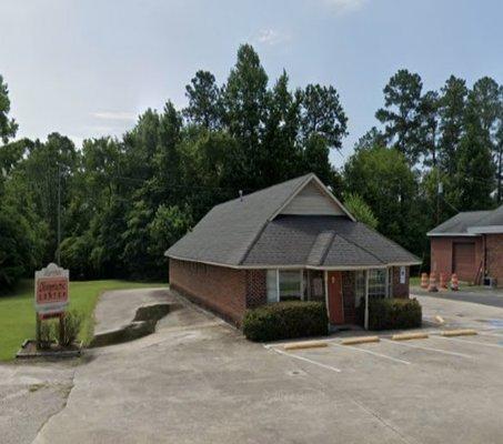 Our exterior office building off Hwy 401 S, Louisburg NC