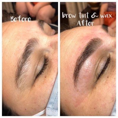 Brow Tint & Wax