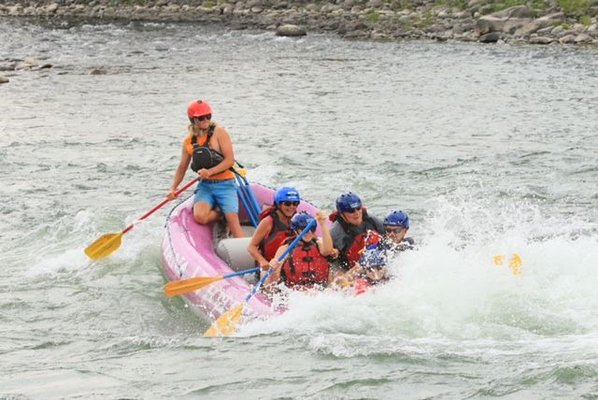 White Water Rafting...which wouldn't have happened without Fit Chicks.  Stronger Every Day!