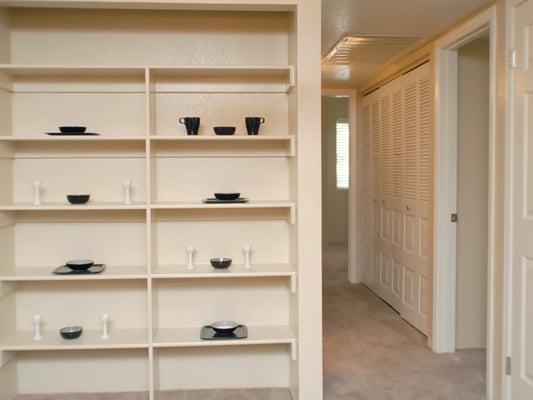 Built-in Bookshelves