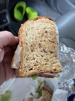 Grocery store mult-grain bread. For $11, I expect bakery made bread.