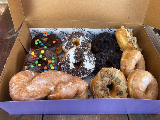 They were having a special! 12 donuts for $12!  They were amazing!