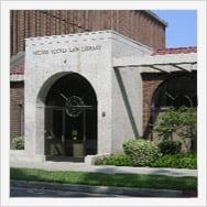 Front Entrance to the Library on Lemon Street