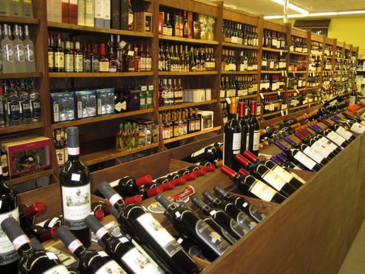 New wine & spirits department