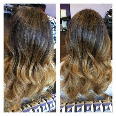 Carmel Balayage with Olaplex