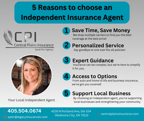 5 Reasons to choose an Independent Insurance Agent