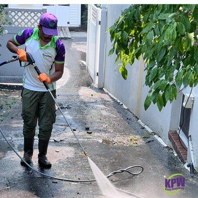 Driveway cleaning!