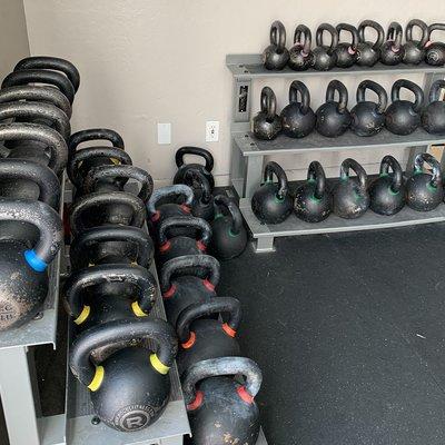 Kettlebell station